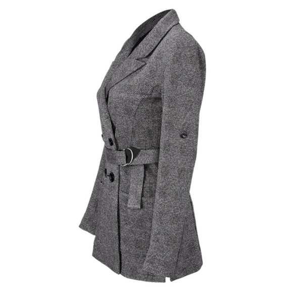 Cabi ‘Bond’ Black & White Belted Blazer Size Small - Picture 4 of 16